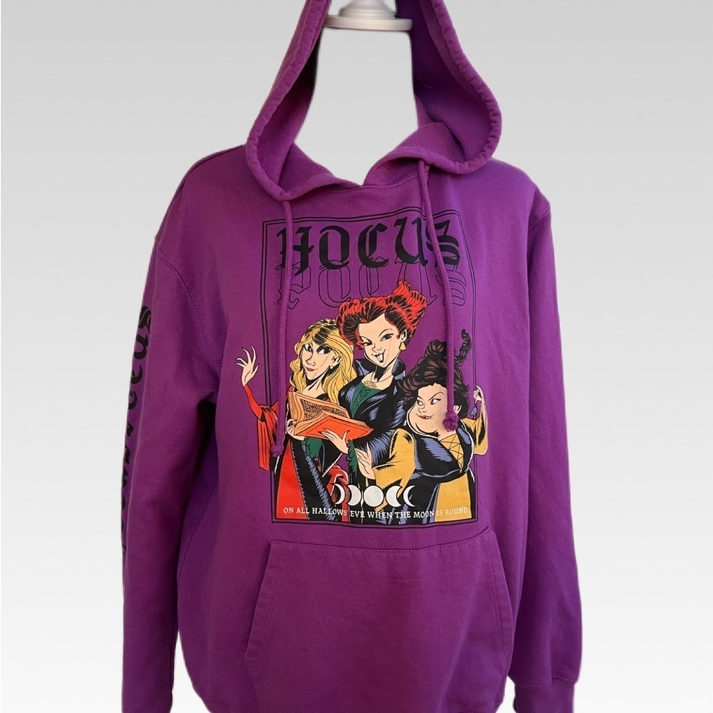 Disney Hocus Pocus Purple Hoodie size XL